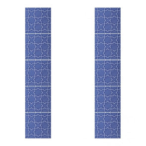 Souk Blue Fireplace 15.2cm x 15.2cm Tile Set