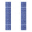 Souk Blue Fireplace 15.2cm x 15.2cm Tile Set