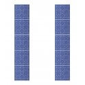 Souk Blue Fireplace 15.2cm x 15.2cm Tile Set