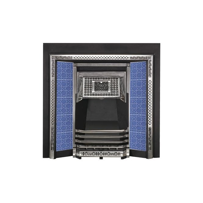 Souk Blue Fireplace 15.2cm x 15.2cm Tile Set
