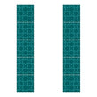Souk Teal Fireplace 15.2cm x 15.2cm Tile Set