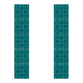 Souk Teal Fireplace 15.2cm x 15.2cm Tile Set