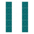 Souk Teal Fireplace 15.2cm x 15.2cm Tile Set