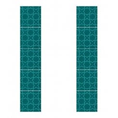 Souk Teal Fireplace 15.2cm x 15.2cm Tile Set