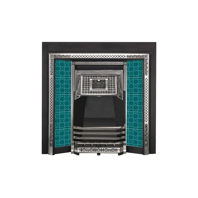 Souk Teal Fireplace 15.2cm x 15.2cm Tile Set