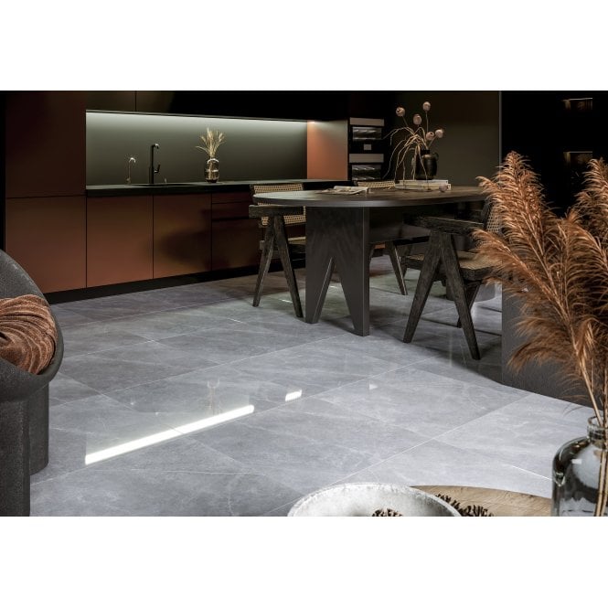 Space Stone Grey 60cm x 60cm Wall and Floor Tile