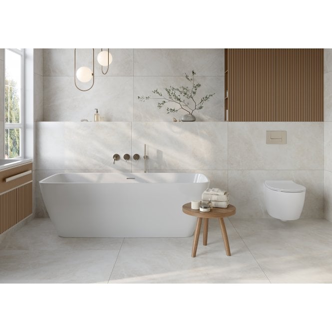 Space Stone Ivory 30cm x 60cm Wall and Floor Tile