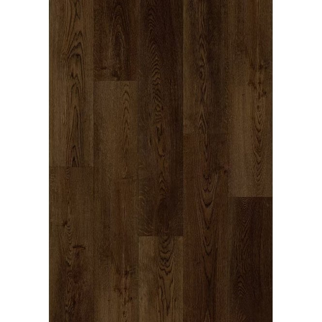 SPC Vinyl Coffee Brown Wood Effect 18.3cm x 122cm x 5mm (2.23 Sq/M Per Pack)