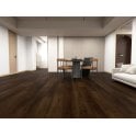 SPC Vinyl Coffee Brown Wood Effect 18.3cm x 122cm x 5mm (2.23 Sq/M Per Pack)