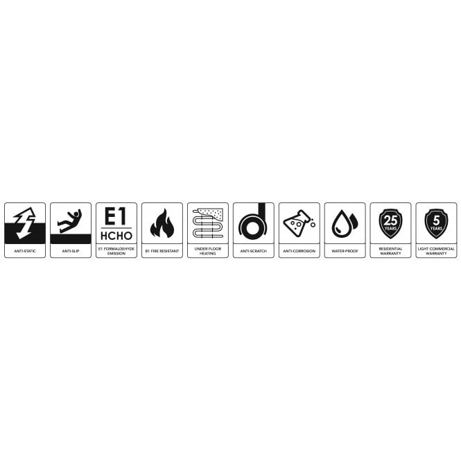 SPC Vinyl Grey Ash Wood Effect 18cm x 122cm (2.19 Sq/M Per Pack)