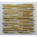 Spindly Gold 29.8cm x 31.8cm Mosaic Tile