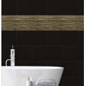 Spindly Gold 29.8cm x 31.8cm Mosaic Tile