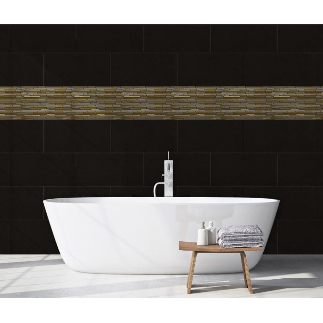 Spindly Gold 29.8cm x 31.8cm Mosaic Tile