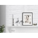 Split Face Snow White Waterfall 15cm x 60cm Wall Tile
