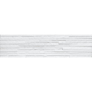Split Face Snow White Waterfall 15cm x 60cm Wall Tile