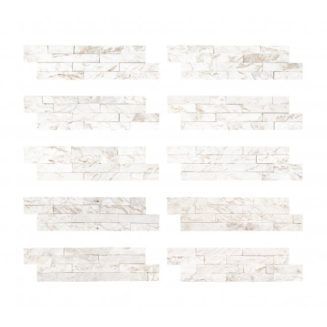 Splitface Beige Rose 10cm x 36cm Wall Tile