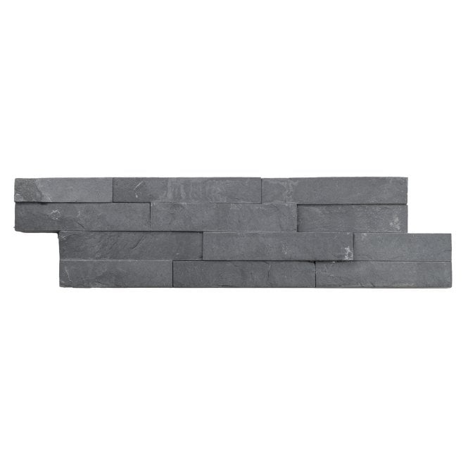 Splitface Black 10cm x 36cm Wall Tile