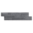 Splitface Black 10cm x 36cm Wall Tile