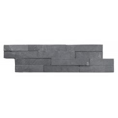 Splitface Black 10cm x 36cm Wall Tile