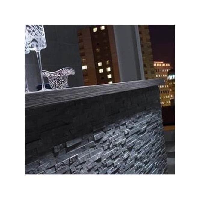 Splitface Black 10cm x 36cm Wall Tile