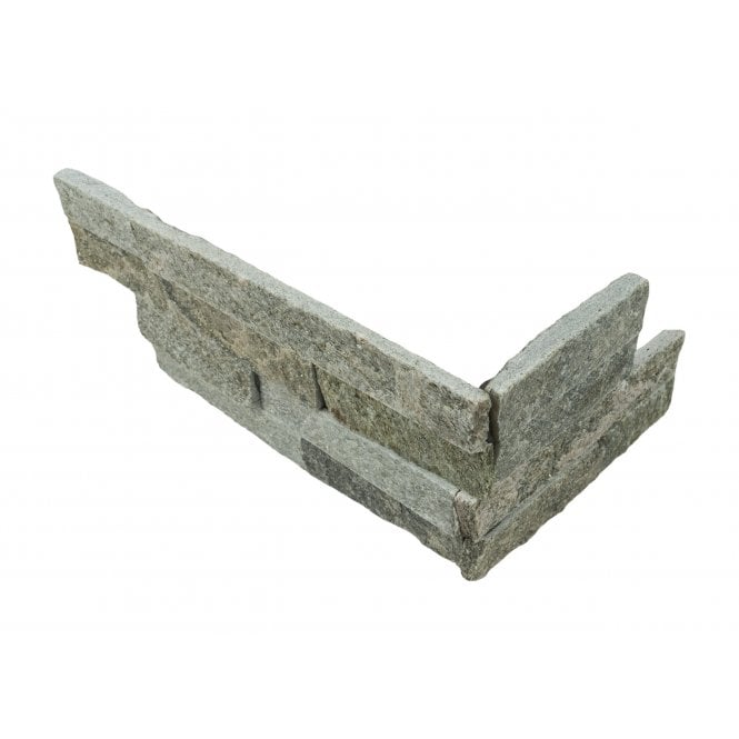 Splitface Grey Quartzite 10cm x 36cm Corner Tile
