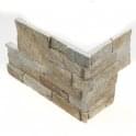 Splitface Indian Green 18cm x 35cm Corner Tile