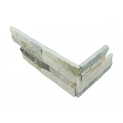 Splitface Oyster Yellow 10cm x 36cm Corner Tile