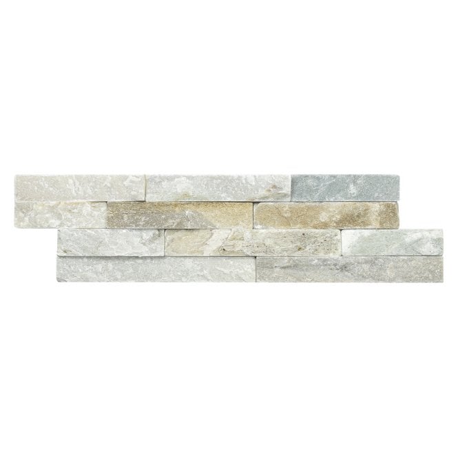 Splitface Oyster Yellow 10cm x 36cm Wall Tile