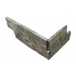 Splitface Rustic Multicolour 10cm x 36cm Corner Tile