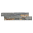 Splitface Rustic Multicolour 10cm x 36cm Wall Tile
