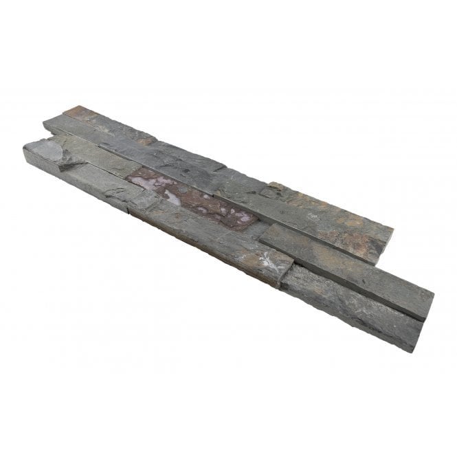 Splitface Rustic Multicolour 10cm x 36cm Wall Tile