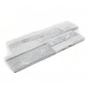 Splitface White Grey 18cm x 35cm Wall Tile