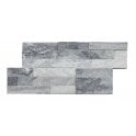 Splitface White Grey 18cm x 35cm Wall Tile