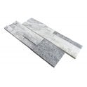 Splitface White Grey 18cm x 35cm Wall Tile