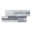 Splitface White Grey 18cm x 35cm Wall Tile