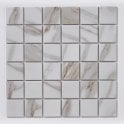 Square Calacatta Matt 4.8cm x 4.8cm Mosaic Tile