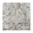 Square Mother Of Pearl Natural (2cm x 2cm) 30.5cm x 30.5cm Mosaic Tile