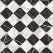St Julian Black and White Marble Effect 45cm x 45cm Wall and Floor Tile