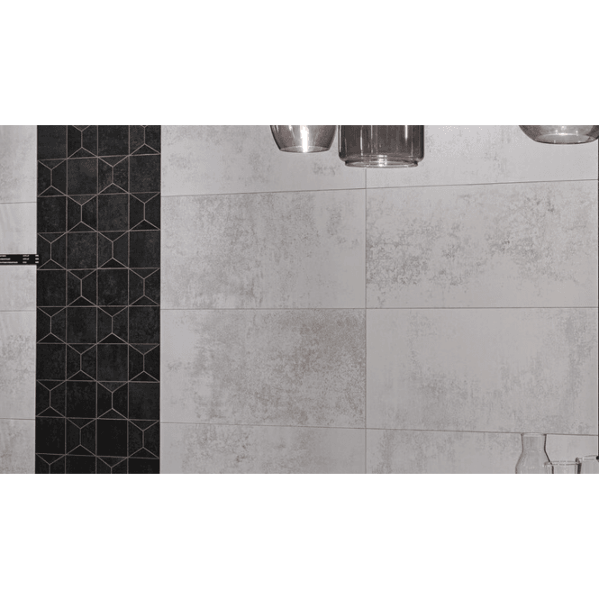 StarDust Pyramid Grey 30cm x 30cm Mosaic Tile