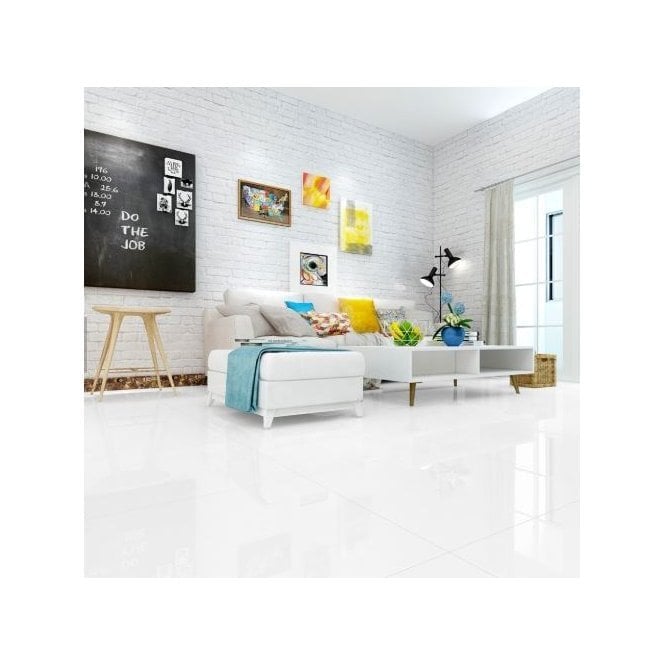 Stark Polished Porcelain 60xm x 60cm Floor Tile