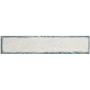 Starlight Blue Gloss Deco Ceramic Indoor Wall tile 5cm x 25cm