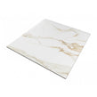 Statuario Crystal Iron Matt 60cm x 60cm Marble Effect Tiles