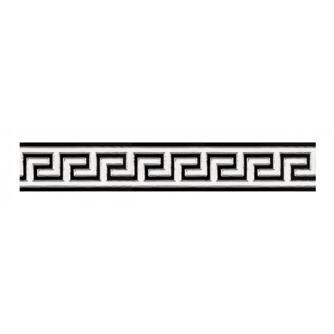 Staturio Greek Key Border 9.8cm x 60cm Wall & Floor Tile