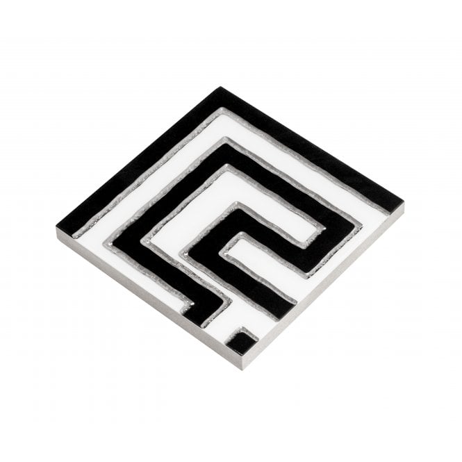 Staturio Greek Key Corner 9.8cm x 9.8cm Wall & Floor Tile