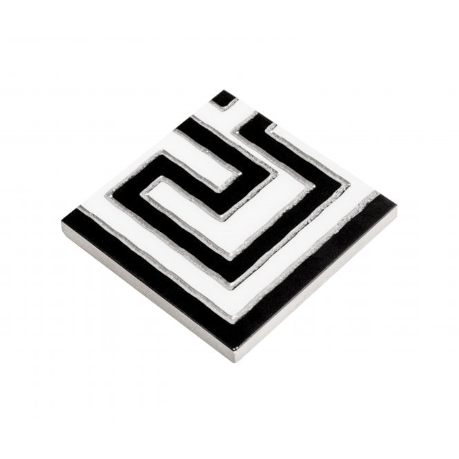 Staturio Greek Key Corner 9.8cm x 9.8cm Wall & Floor Tile