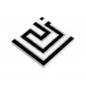 Staturio Greek Key Corner 9.8cm x 9.8cm Wall & Floor Tile