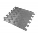 Steel Brick 30cm x 30cm Peel & Stick Mosaic Tile