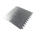 Steel Brick Thin 30cm x 30cm Peel & Stick Mosaic Tile