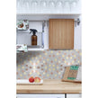 Steel Mix Mosaic 30cm x 30cm Peel & Stick Mosaic Tile