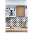 Steel Square 30cm x 30cm Peel & Stick Mosaic Tile